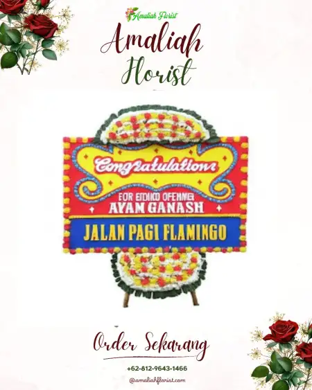 Sewa Papan Bunga Egiam